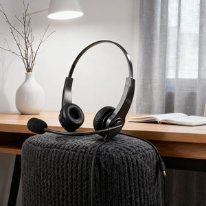 Casque de protection auditive à double oreillettes anti-bruit avec compatibilité <span class=keywords><strong>radio</strong></span> bidirectionnelle, léger pour talkie-walkie - Product Image 2