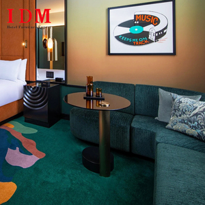 Juego de Muebles de Madera Sólida para Apartamento u Hotel, Estilo Boutique Contemporáneo IDM, Camas Individuales, Sofá, Mesa, Armario, Combinación Personalizada para Villa de Huéspedes - Product Image 2