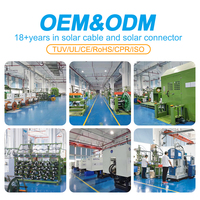 Solar PV DC Kabel kunden spezifische Solar Anschluss kabel UV-beständiger DC PV Draht 4 mm2