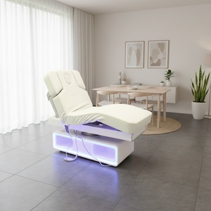 Kisen Heavy Duty Stable Beauty Bed <b>Electric</b> Lift Thai Massage ClinicTable Multifunctional Salon Tattoo Furniture with Light - Product Image 1