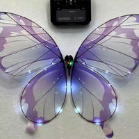 Drone papillon LED pour spectacle sur scène de mariage, décoration d'événements et promotion commerciale, spectacle de lumière volante