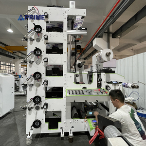 Venta caliente BOPP PET Etiqueta de papel adhesiva Rollo a rollo Impresora de etiquetas flexográfica automática Máquina de impresión - Product Image 2