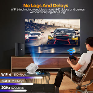 Magcubic HY300MAX 4K Soporte Android 14 Mini Proyector 400 <span class=keywords><strong>Ansi</strong></span> Auto Focus Proyector portátil - Product Image 4