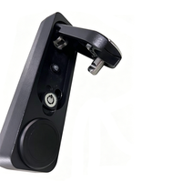 Serrure de poignée d'armoire NFC passive sans batterie, déverrouillage par clé mécanique, enregistrement de l'historique des verrous pour armoire de serveur OEM