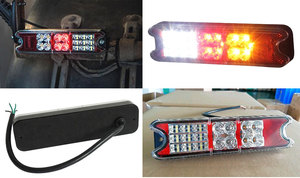 10-80V Taillight Tail Parts Rear Lights Tricolor Taillights - Product Image 6