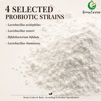 Mélange de poudre probiotique à 4 souches : Lactobacillus Acidophilus, Reuteri, Bifidum, Rhamnosus pour la formulation de compléments alimentaires