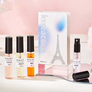 Échantillon de parfum en spray de 5 ml avec bouchon noir, parfum de marque célèbre, parfum de poche portable pour femmes - Product Image 2