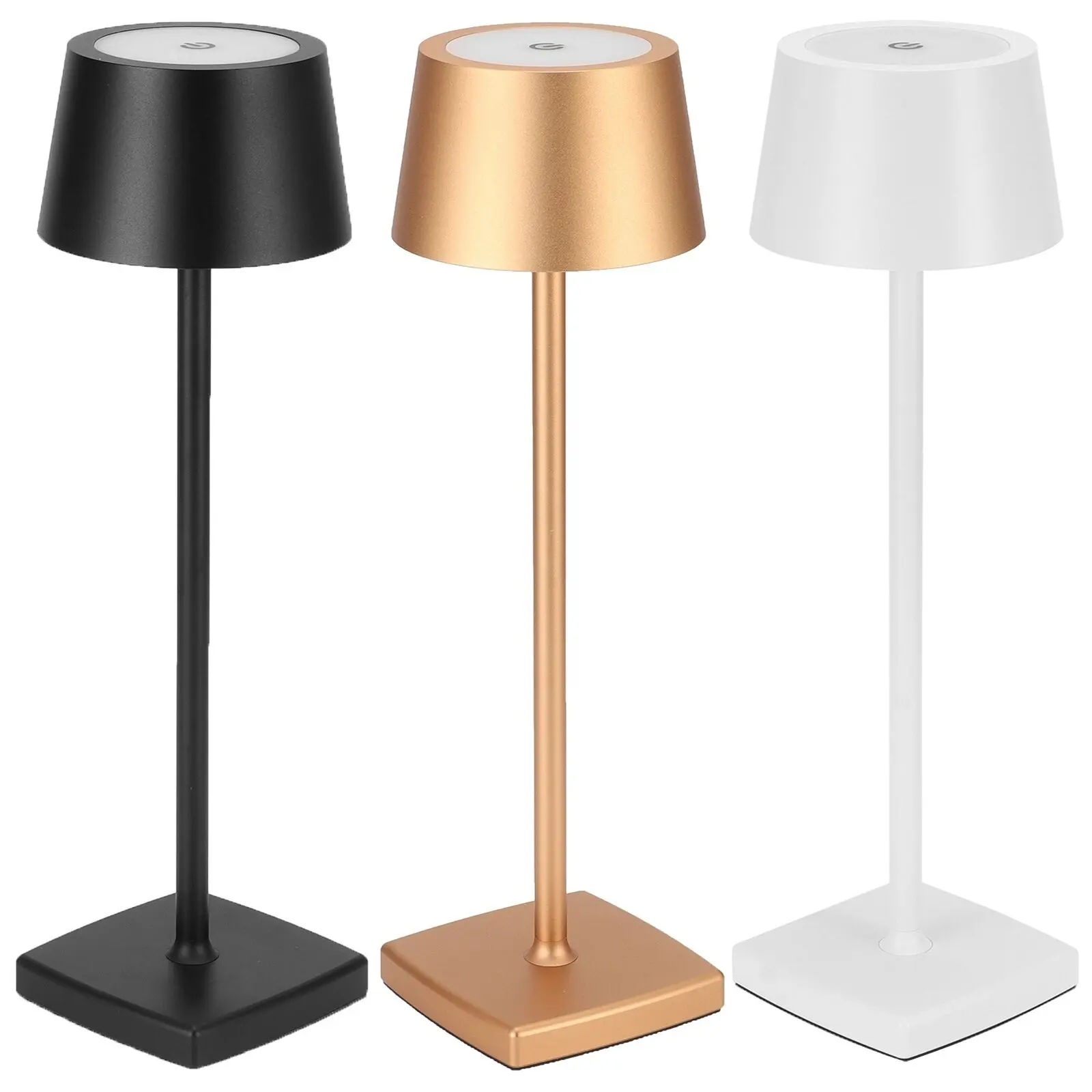 white black brown green gold pink blue silver gray red gold rechargeable led table lamp outdoor