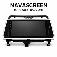 Lecteur multimédia tactile GPS Android Plug & Play pour Toyota Land Cruiser Prado 2018-2021, unité de console centrale