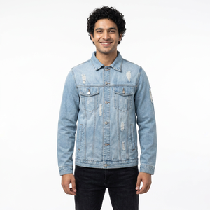 Brand New Winter Warm Solid Color <b>Men</b> <b>Denim</b> <b>Jacket</b> for Adults 2026 Latest Design <b>Men</b> <b>Denim</b> <b>Jacket</b> In Bulk Quantity - Product Image 1