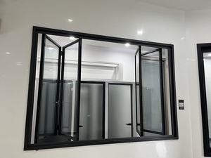 Fenêtre pliante moderne en alliage d'aluminium VOBO Avant <span class=keywords><strong>Garde</strong></span>, insonorisée et <span class=keywords><strong>à</strong></span> isolation thermique, pour cuisine, extérieur - Product Image 3