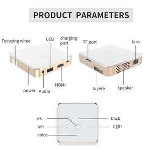 OEM pour Mini Projecteur Intelligent Portable de Poche WiFi LCD 3D LED Android 4000 Lumens Stéréo HIFI Garantie 2 Ans - Product Image 5