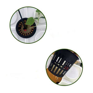 Bacino di coltivazione olandese ABS idroponico coperchio in plastica e pentola a <span class=keywords><strong>rete</strong></span> <span class=keywords><strong>con</strong></span> 4 fori sistema di irrigazione a risparmio idrico per uso domestico e giardino - Product Image 5