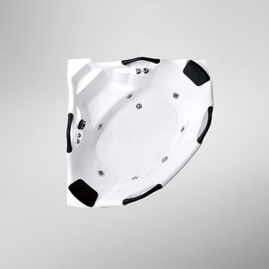 Salle de bain autoportante en porcelaine dkb <span class=keywords><strong>dylan</strong></span> bain à remous à jets léger baignoire spa baignoire avec jupe - Product Image 3