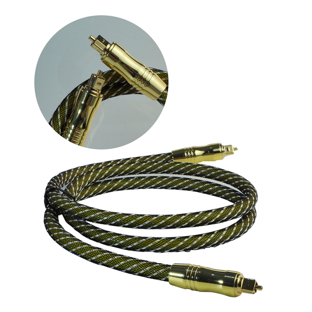 SYONG Toslink Digital Fiber Optical SPDIF Audio Cable 1m 1.5m 2m 3m 5m for Home Theater Sound Bar TV PS4 Xbox PlayStation & More
