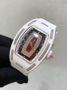Reloj de lujo para mujer con diamantes incrustados de diseñador de primera categoría, con movimiento mecánico impermeable de alta calidad. - Product Image 2