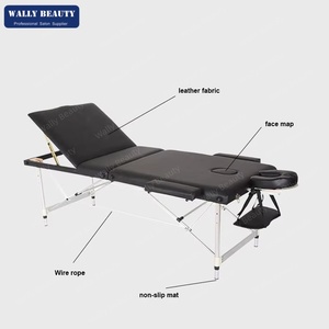 <span class=keywords><strong>Table</strong></span> <span class=keywords><strong>de</strong></span> <span class=keywords><strong>massage</strong></span> pliable Wallybeauty <span class=keywords><strong>pas</strong></span> chère et portable avec trou pour le visage - Product Image 3
