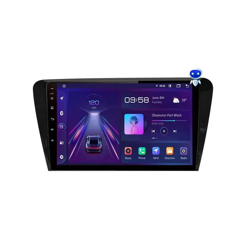 Kirinavi WC-SO7699 android 10.0 gps do rádio de carro para skoda octavia 2012-2013 sistema multimídia double din tela de toque DVD jogador