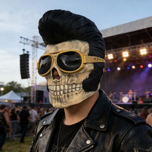 Masque en latex réaliste pour Halloween, cosplay, masque intégral effrayant pour adultes - Product Image 5