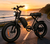 Vélo de montagne électrique à pneus larges de 20 pouces 20*4.0, moteur arrière Bafang 1000W, batterie au lithium 52V, suspension intégrale, vélo électrique
