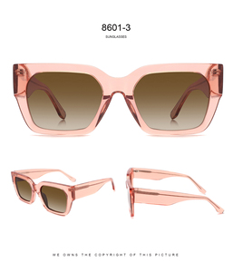 2025 nouveau logo personnalisé nuances lunettes de soleil en gros Offre Spéciale acétate lunettes de soleil unisexe concepteur cadre carré lunettes de soleil - Product Image 6