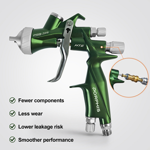 <span class=keywords><strong>Pistola</strong></span> de Pulverización Avanzada MP PORPHIS PRD-725 de 1.3/1.4 mm <span class=keywords><strong>para</strong></span> Repintado de Automóviles, Alta Atomización, Alimentación por Gravedad, Vaso de 600 ml - Product Image 5