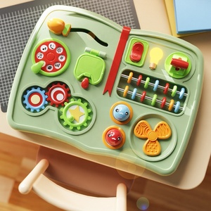 Libro Sensoriale per Bambini, Giocattolo Educativo Montessori, Tavola Multifunzionale con Luci e Suoni per l'Apprendimento Precoce - Product Image 5