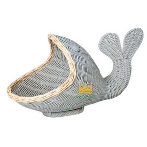 Casa para Mascotas de Mimbre en Forma de Ballena a Precio Económico para Cuarto de Bebé con Precio Competitivo y Superventas - Product Image 2