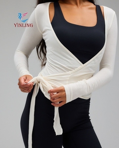 Conjunto de Dos Piezas Vintage para Mujer, Estilo Y2K, Camiseta Básica de Algodón con Manga Corta Raglán y <span class=keywords><strong>Pantalones</strong></span> - Product Image 5