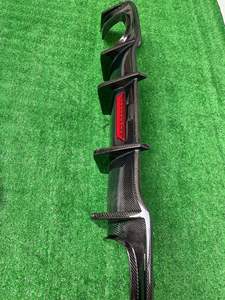 Difusor de Fibra de Carbono Real para Parachoques Trasero con Recortes para Escape, para Audi A3 8V.5 Hatchback 2017-2019 - Product Image 4