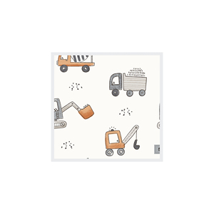 DAMAI - Juegos de Decoración para Fiestas Infantiles, Platos y Vasos Desechables de Papel, Juegos de Papel con Diseño de Autos, Camiones y Excavadoras - Product Image 3