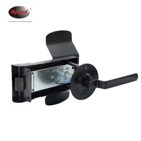 Serrure anti-panique pour porte coupe-feu, en fer, argent/noir, à montage en surface, à clé, accès externe, haute sécurité, installation facile, modèle 024