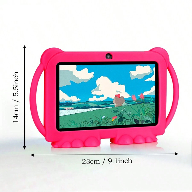 7 Inch KidsTablet Android 13 EVA Shockproof Case 2GB Ram 32GB Storage Children Tablet
