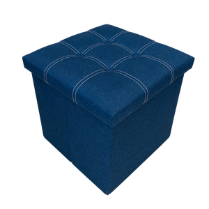 Hua Cheng <b>Storage</b> Stool Fabric Modern Living Room Furniture Foldable Ottoman Footrest Home <b>Storage</b> Box Bedroom <b>Seat</b> - Product Image 3