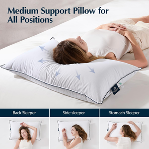 <span class=keywords><strong>Oreiller</strong></span> ergonomique cervical orthopédique à mémoire de forme avec contour de soutien pour soulager la pression et favoriser le sommeil - Product Image 6
