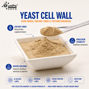 Poudre de paroi cellulaire de levure de haute qualité contenant du <span class=keywords><strong>mannan</strong></span> pour la fortification en fibres alimentaires dans les recettes de plats végétaux - Product Image 4