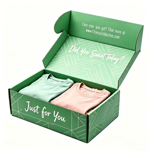 Caja de Cartón Corrugado para Envíos con Impresión a Doble Cara y Logotipo Personalizado - Caja de Embalaje de Papel Reciclable Plana para Ropa, Venta al Por Mayor OEM - Product Image 2