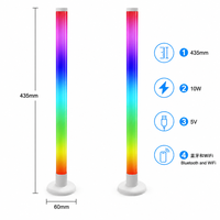 Lampe de sol LED RGBIC intelligente, lumière d'angle, synchronisation musicale, commande vocale via application, pour salle de jeux, chambre à coucher, vente en gros OEM