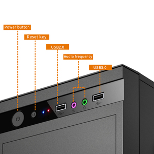 Người Tuyết Mới Phát Triển Bán Buôn Rẻ Hơn M-ATX MINI-ITX Tháp Máy Tính Văn Phòng Trường Hợp Máy Tính Để Bàn Máy Tính PC Chassis - Product Image 5