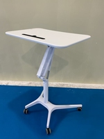 Bureau simple, portable et mobile avec hauteur réglable. Table de bureau.