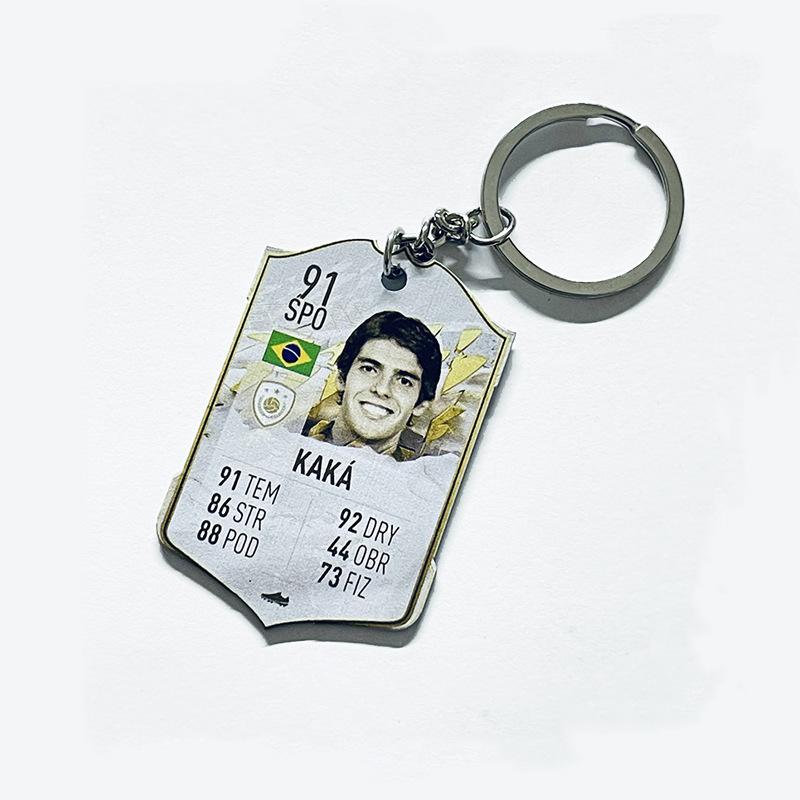 Porte-clés acrylique football-kaka 91