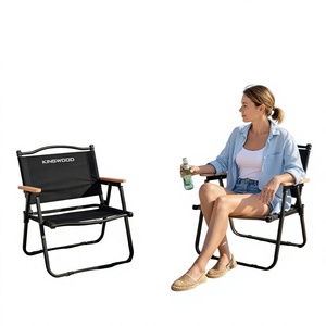 Silla de picnic plegable portátil de 80 cm para jardín, de tela Oxford ligera y moderna, con estructura de hierro, de calidad premium de la UE, para exteriores, de la marca Poland Stock. - Product Image 1