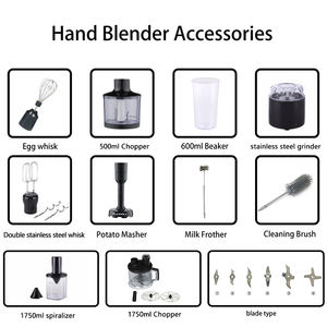 <span class=keywords><strong>Batidora</strong></span> de Mano Eléctrica de Acero Inoxidable, <span class=keywords><strong>Batidora</strong></span> de Inmersión Manual de Alta Velocidad, <span class=keywords><strong>Batidora</strong></span> de Varilla Industrial - Product Image 6