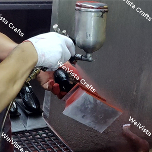 Scultura in Resina con Cappuccio Astratto WeiVista, Statuetta d'Arte Contemporanea per Arredamento d'Interni - Product Image 6