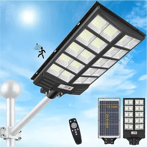 ABS Plastic Solar Street Light With Remote Control Outdoor IP65 Waterproof 600W 800W 1000W Solar Street Light
