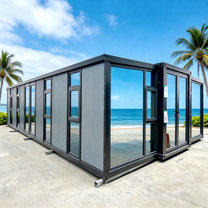 Maison conteneur modulaire extensible de 78 m² (40 pieds) certifiée ASCE 7-22 pour 100 pays, 5 chambres, luxe, galvanisée, pliable, type villa - Product Image 1
