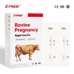 Kit de <span class=keywords><strong>test</strong></span> de grossesse bovine rapide et précoce, directement de l'usine de produits vétérinaires, avec sang total/sérum pour les éleveurs de bovins laitiers - Product Image 1