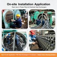 Nouvel appareil anti-calcaire autonettoyant à fonctionnement continu Heliscour avec composite polymérique breveté pour système de refroidissement de centrale GNL