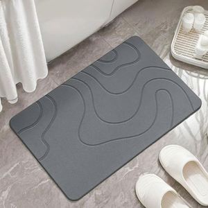 Grand tapis antidérapant en pierre pour salle de bain commerciale, cuisine, chambre et salon - Product Image 2