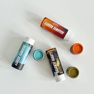 Tube en papier kraft push-up, récipient sans plastique pour baume à lèvres, rouge à lèvres, déodorant en stick pour les partenaires de détail éco-beauté mondiaux - Product Image 5